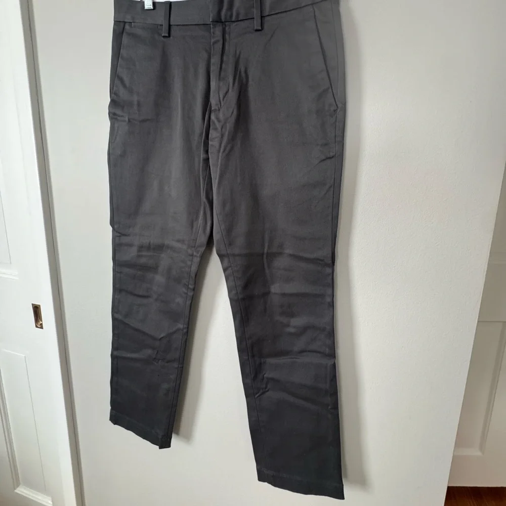 Banana Republic Aiden Slim Fit Chino Pants Men's Size 30x28 Gray Performance
